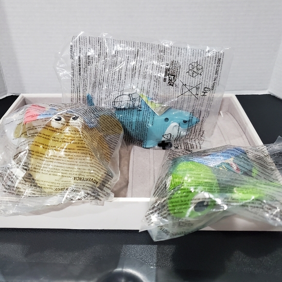 Finding Nemo Lot of 3 McDonalds Disney Pixar Toys 🐋🐢🐡 New in Packages - Picture 1 of 8